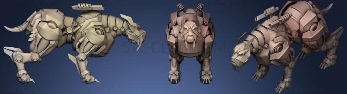 3D model Sabertooth Mecha (STL)